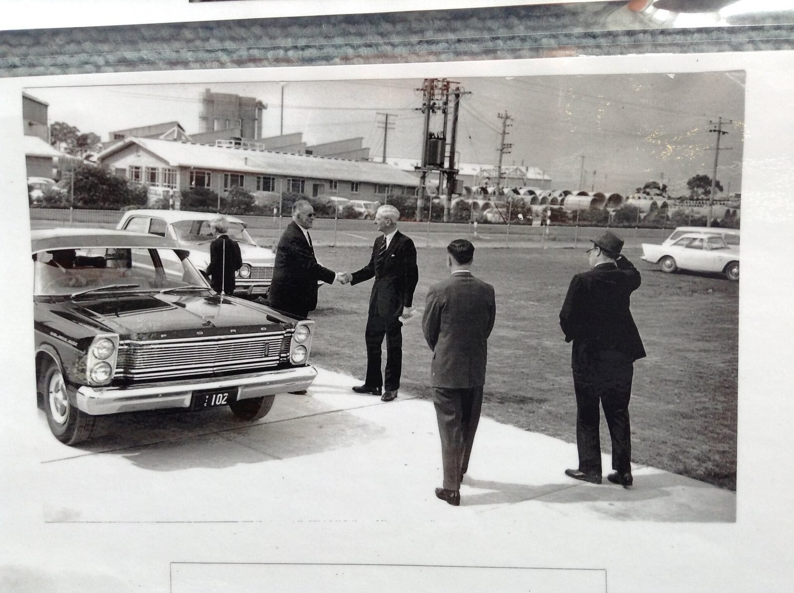 Westall High School on its 1965 opening day, as identified by the source