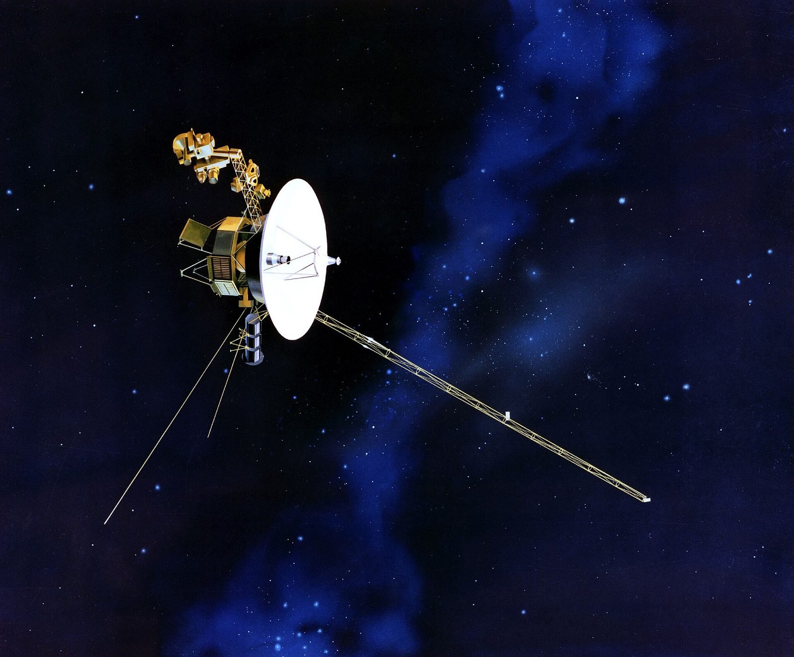 A Voyager spacecraft visualisation