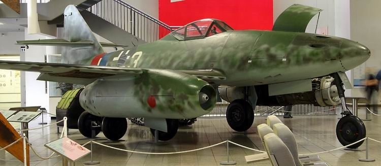 A photographed Me 262 aircraft