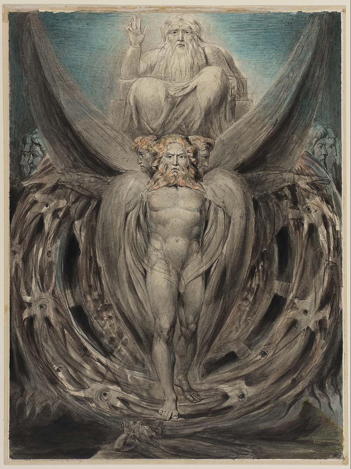 William Blake’s depiction of Ezekiel’s vision