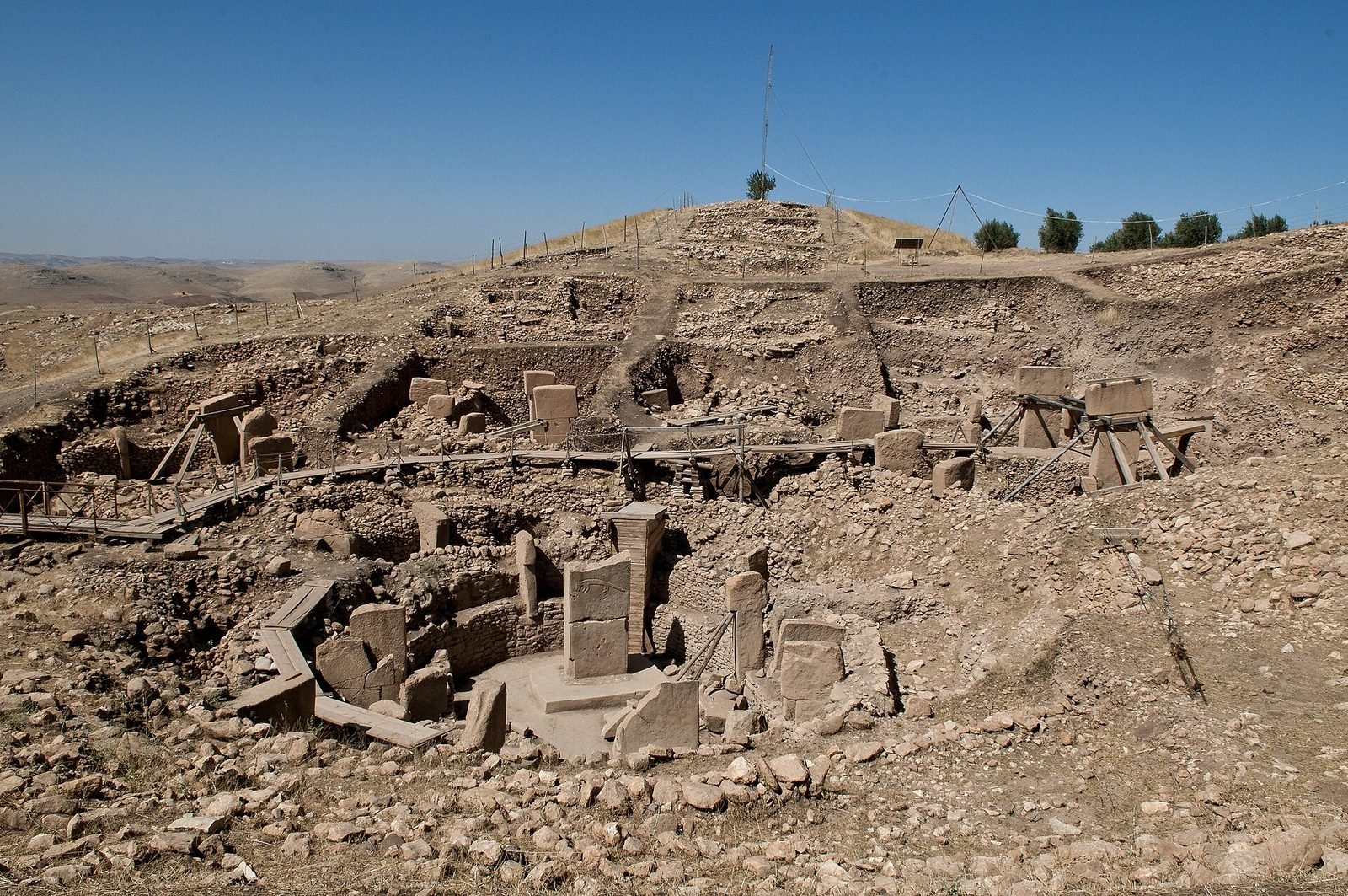 A view of Göbekli Tepe