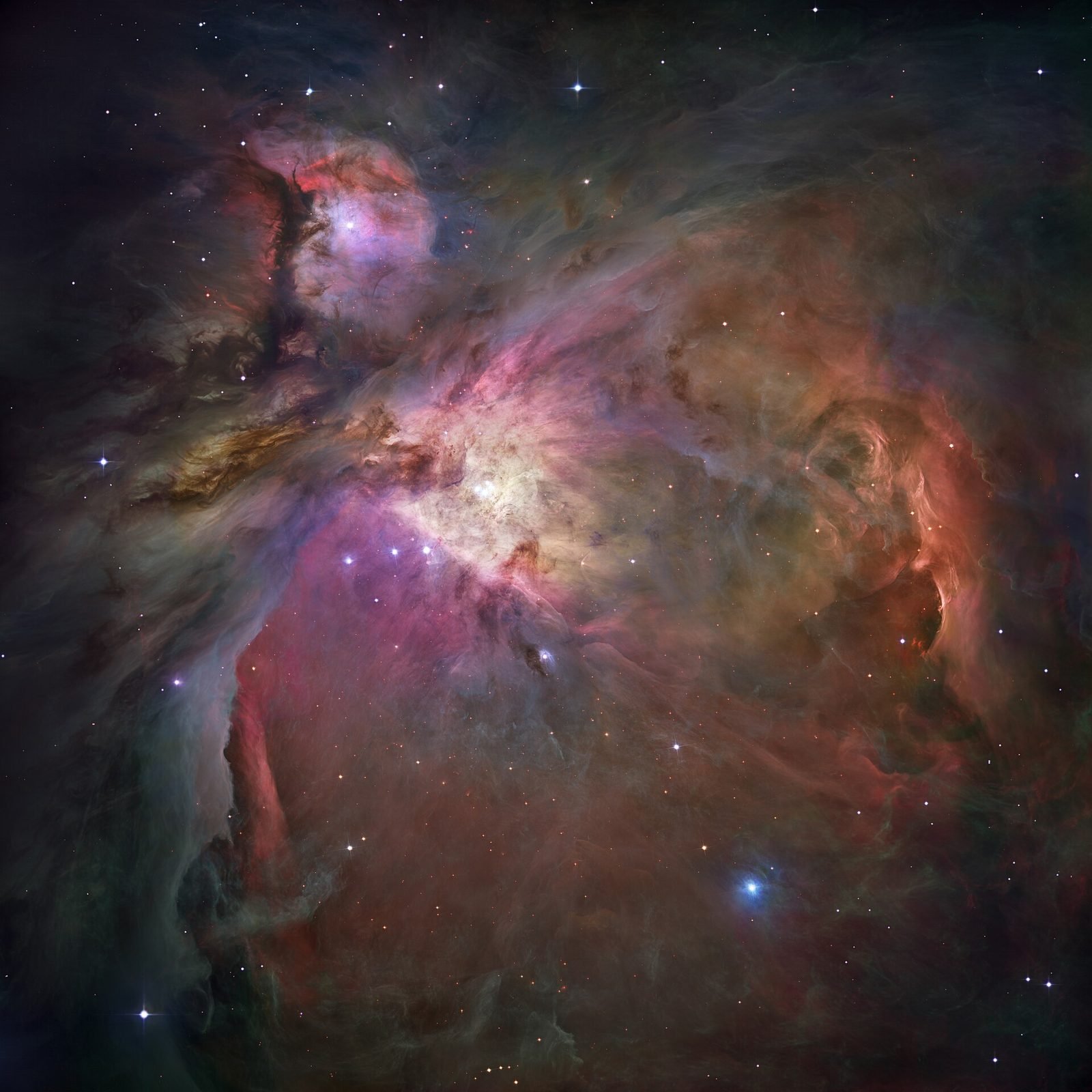 The Orion Nebula in a Hubble mosaic