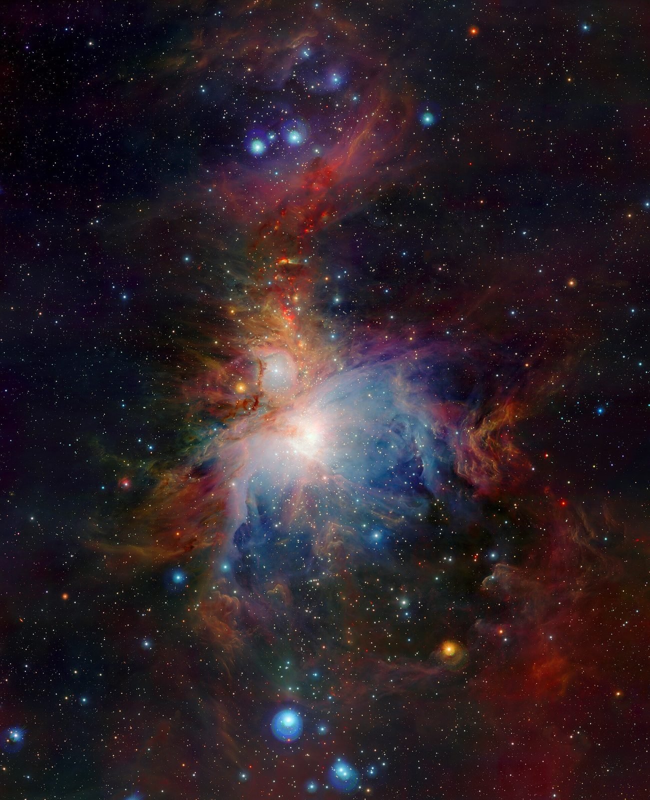 VISTA’s infrared view of the Orion Nebula