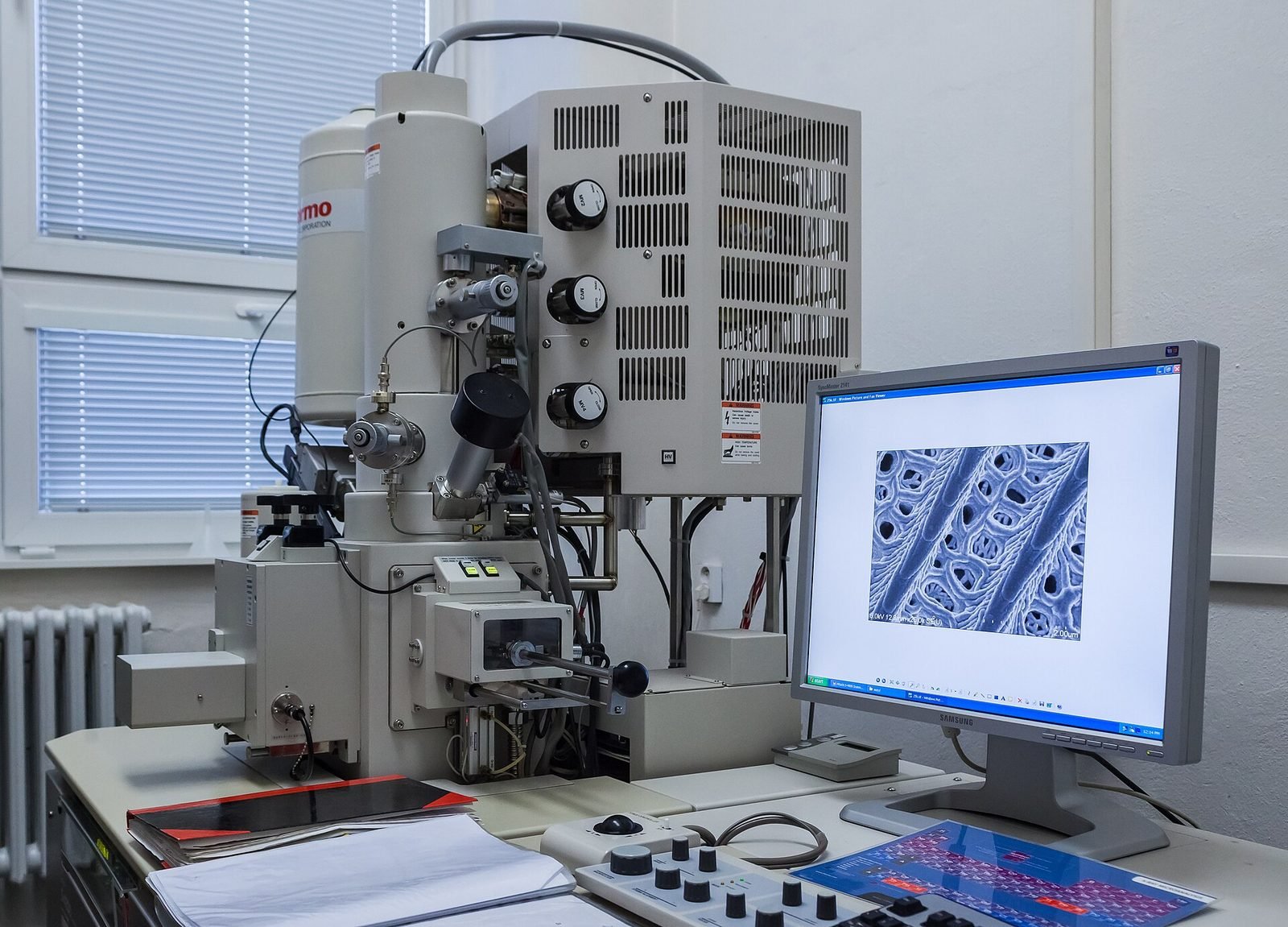 A scanning electron microscope