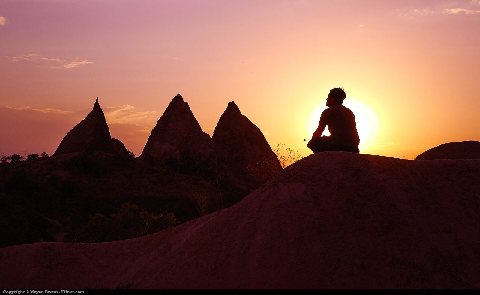 A meditation photograph