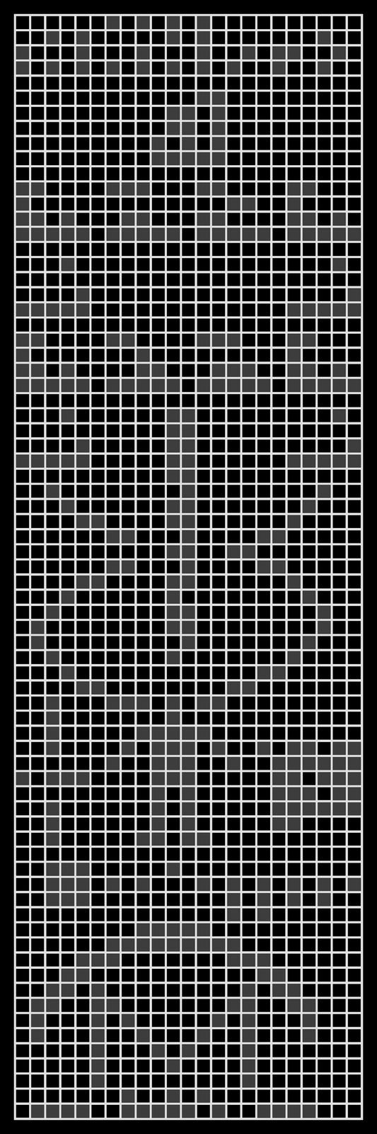 A visual representation of the Arecibo message