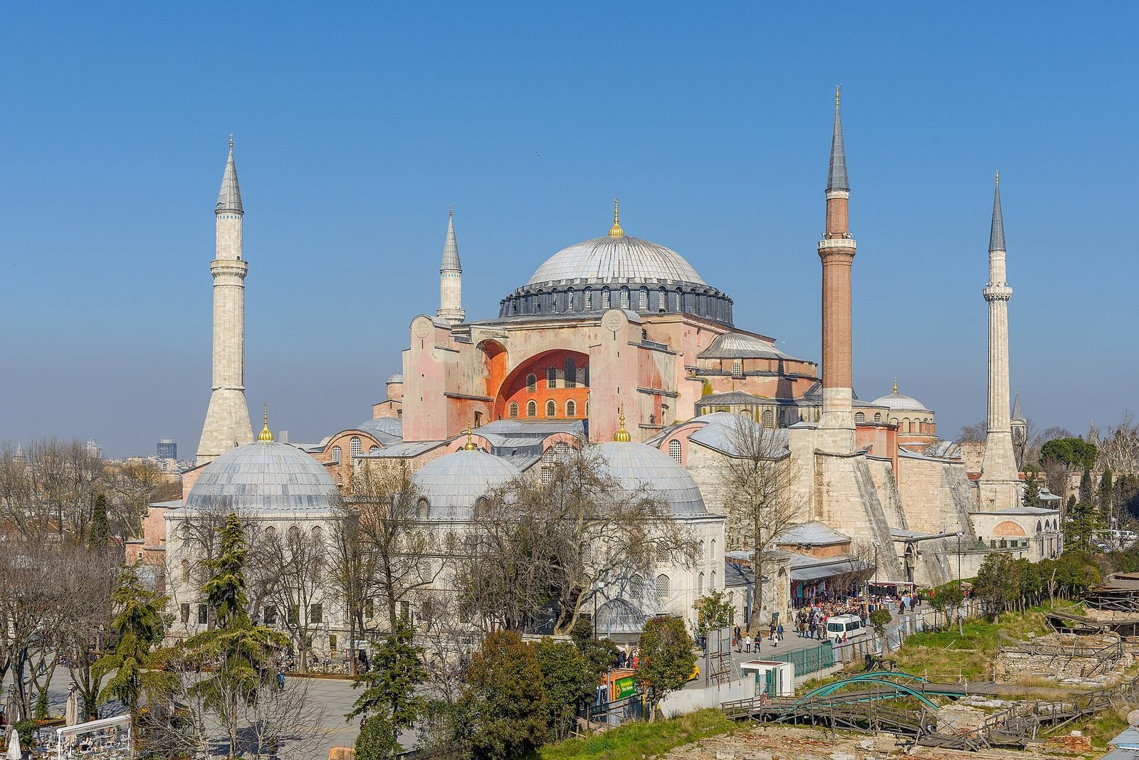 Hagia Sophia in Istanbul, with its central dome