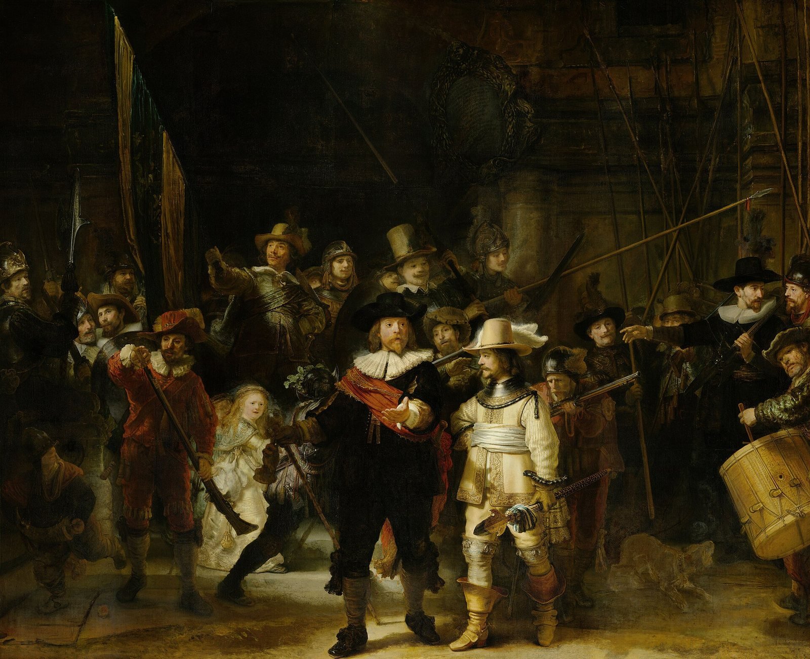 Rembrandt, The Night Watch, 1642, Rijksmuseum, Amsterdam