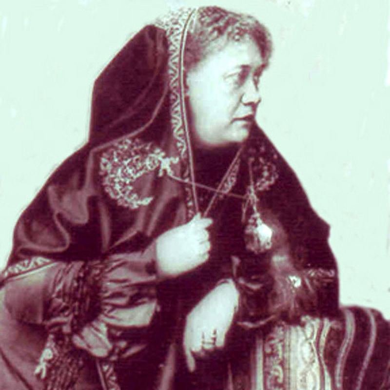 Helena Petrovna Blavatsky, about 1875