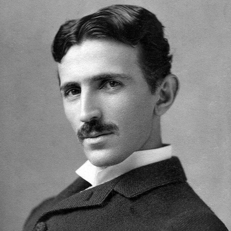 Nikola Tesla, photographed by Napoleon Sarony, about 1890