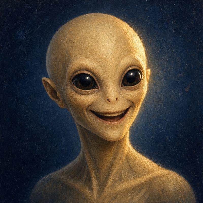 Artist impression of Bashar as described in the teaching